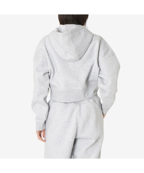 Reebok(リーボック)の「ワードローブ エッセンシャル クロップド フーディー / WARDROBE ESSENTIALS CROPPED HOODIE(パーカー・レディース・グレー・X-SMALL/SMALL/MEDIUM/LARGE)」の3枚目の写真