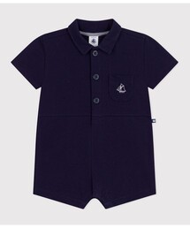 PETIT BATEAU（プチバトー）の「ポロ衿ショートロンパース（ロンパース）」