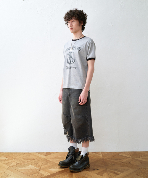 THEVINYLHOUSE(ザバイニルハウス)の「DESTROYED DENIM SHORTS BLACK(その他パンツ・メンズ・その他・SMALL/MEDIUM/LARGE)」の5枚目の写真