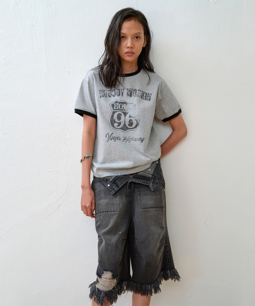THEVINYLHOUSE(ザバイニルハウス)の「DESTROYED DENIM SHORTS BLACK(その他パンツ・メンズ・その他・SMALL/MEDIUM/LARGE)」の10枚目の写真