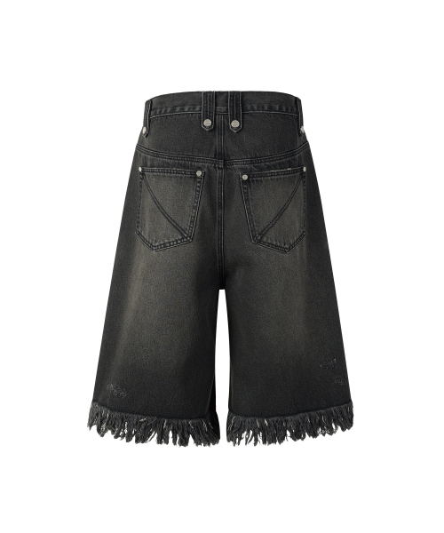 THEVINYLHOUSE(ザバイニルハウス)の「DESTROYED DENIM SHORTS BLACK(その他パンツ・メンズ・その他・SMALL/MEDIUM/LARGE)」の13枚目の写真