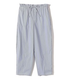 SHIPS Primary Navy Label:〈手洗い可能〉綿 ナイロン ストライプ パンツ
