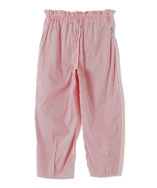 SHIPS（シップス）の「SHIPS Primary Navy Label:〈手洗い可能〉綿 ナイロン ストライプ パンツ（その他パンツ・レディース・ネイビー/レッド・36/38）」の6枚目の写真