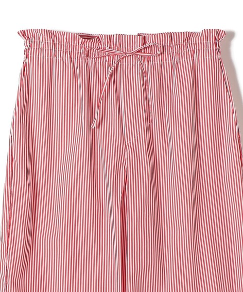 SHIPS（シップス）の「SHIPS Primary Navy Label:〈手洗い可能〉綿 ナイロン ストライプ パンツ（その他パンツ・レディース・ネイビー/レッド・36/38）」の5枚目の写真