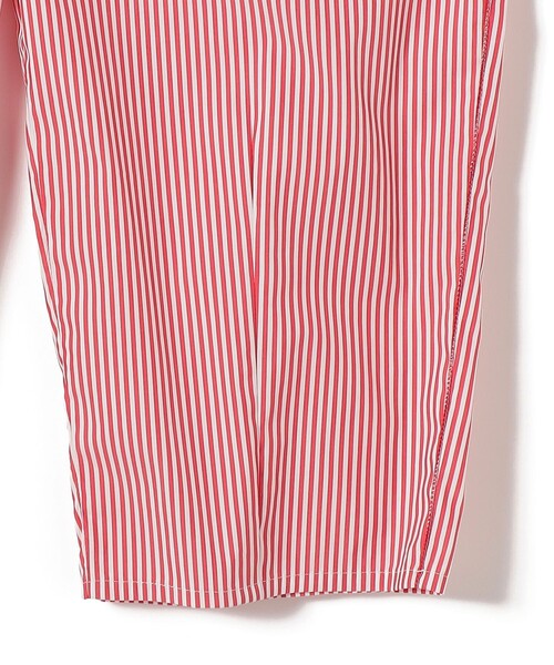 SHIPS（シップス）の「SHIPS Primary Navy Label:〈手洗い可能〉綿 ナイロン ストライプ パンツ（その他パンツ・レディース・ネイビー/レッド・36/38）」の12枚目の写真