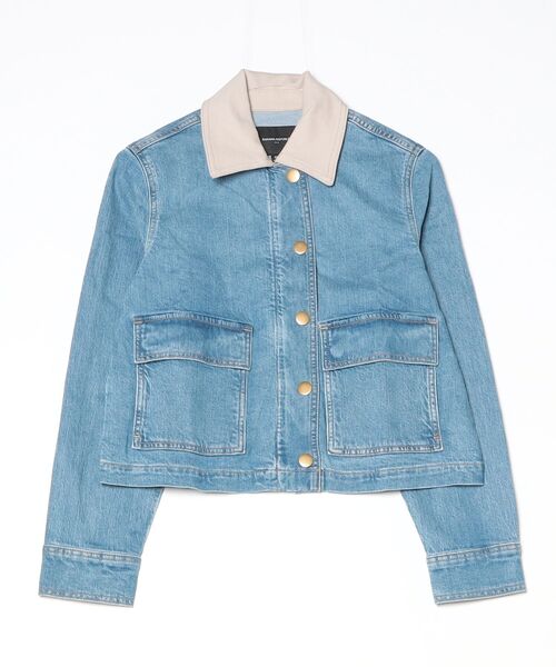 BANANA REPUBLIC FACTORY STORE(バナナリパブリック ファクトリーストア)の「BANANA REPUBLIC FACTORY STORE デニム バーン ジャケット(デニムジャケット・レディース・ライトインディゴブルー・M/S/XS/L)」の7枚目の写真