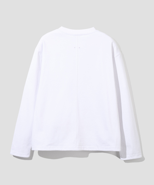 AGOD（エージーオーディー）の「バックインシジョンクロップロングスリーブ[ホワイト]（Tシャツ/カットソー・レディース・その他・SMALL/MEDIUM/LARGE）」の5枚目の写真
