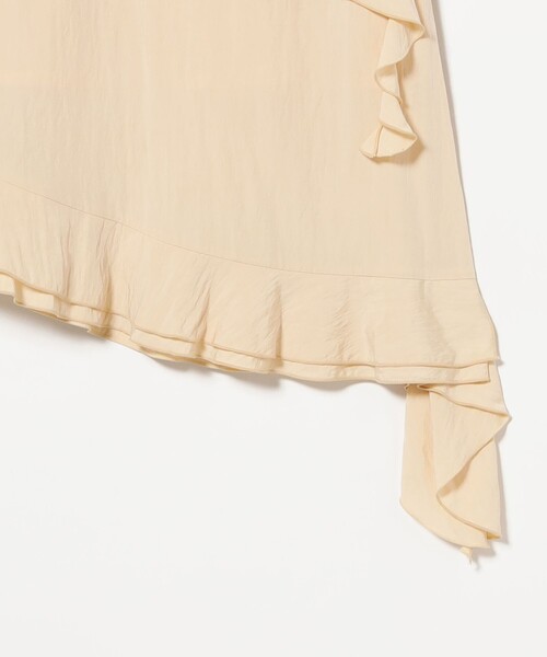Ray BEAMS(レイビームス)の「【8/6 再値下げ】アシンメトリー ラッフル スカート(スカート・レディース・ブラック/クリーム・1/0)」の14枚目の写真