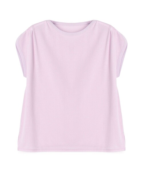 BALLSEY(ボールジィ)の「ドライバランサー ノースリーブプルオーバー(Tシャツ/カットソー・レディース・ホワイト/ブラック/ライトパープル・S)」の1枚目の写真