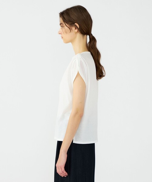 BALLSEY(ボールジィ)の「ドライバランサー ノースリーブプルオーバー(Tシャツ/カットソー・レディース・ホワイト/ブラック/ライトパープル・S)」の6枚目の写真