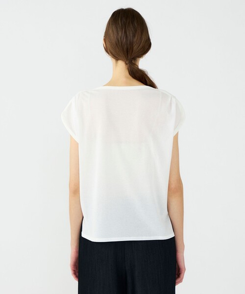 BALLSEY(ボールジィ)の「ドライバランサー ノースリーブプルオーバー(Tシャツ/カットソー・レディース・ホワイト/ブラック/ライトパープル・S)」の7枚目の写真
