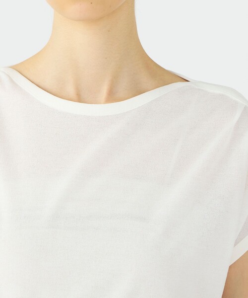 BALLSEY(ボールジィ)の「ドライバランサー ノースリーブプルオーバー(Tシャツ/カットソー・レディース・ホワイト/ブラック/ライトパープル・S)」の8枚目の写真
