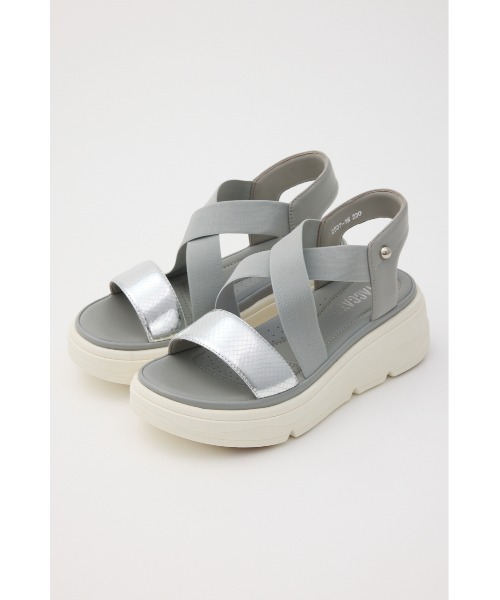 STACCATO（スタッカート）の「ライトクロスジャズサンダル（サンダル・レディース・シルバー/グレー・22.5cm/23cm/23.5cm/24cm/24.5cm）」の21枚目の写真