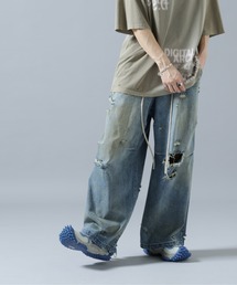 DANKE SCHON | DankeSchon/ダンケシェーン/12oz BAGGY JEANS/DIRT(デニムパンツ)