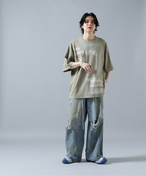 DANKE SCHON(ダンケシェーン)の「DankeSchon/ダンケシェーン/12oz BAGGY JEANS/DIRT(デニムパンツ・メンズ・インディゴブルー・S/M/L)」の4枚目の写真