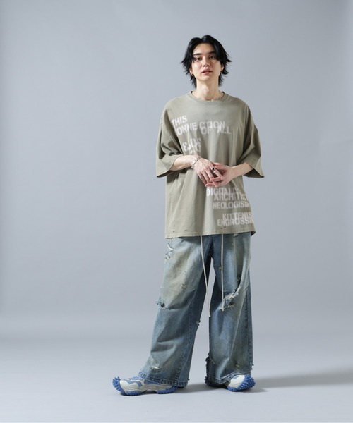 DANKE SCHON(ダンケシェーン)の「DankeSchon/ダンケシェーン/12oz BAGGY JEANS/DIRT(デニムパンツ・メンズ・インディゴブルー・S/M/L)」の5枚目の写真