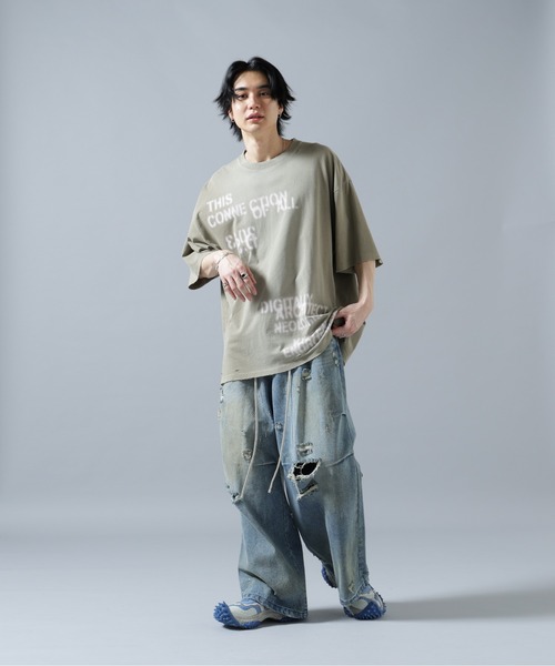 DANKE SCHON(ダンケシェーン)の「DankeSchon/ダンケシェーン/12oz BAGGY JEANS/DIRT(デニムパンツ・メンズ・インディゴブルー・S/M/L)」の6枚目の写真