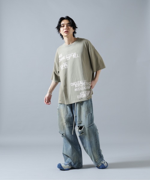 DANKE SCHON(ダンケシェーン)の「DankeSchon/ダンケシェーン/12oz BAGGY JEANS/DIRT(デニムパンツ・メンズ・インディゴブルー・S/M/L)」の7枚目の写真