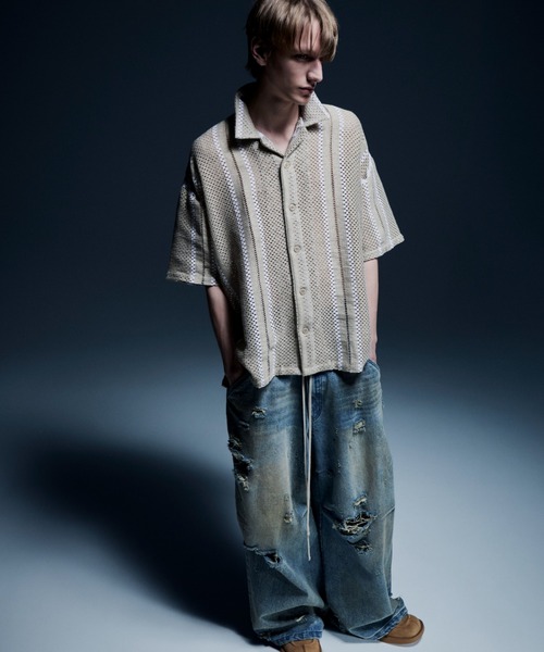 DankeSchon/ダンケシェーン/12oz BAGGY JEANS/DIRT（デニムパンツ