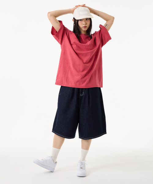 UNKNOWN PLANET（アンノウンプラネット）の「ディープライズボリュームバミューダパンツインディゴ（その他パンツ・レディース・その他・MEDIUM/LARGE/SMALL）」の13枚目の写真
