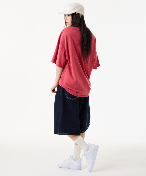 UNKNOWN PLANET（アンノウンプラネット）の「ディープライズボリュームバミューダパンツインディゴ（その他パンツ・レディース・その他・MEDIUM/LARGE/SMALL）」の6枚目の写真