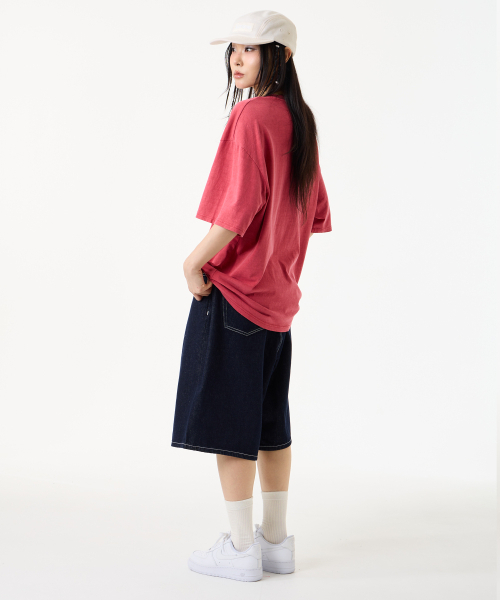UNKNOWN PLANET（アンノウンプラネット）の「ディープライズボリュームバミューダパンツインディゴ（その他パンツ・レディース・その他・MEDIUM/LARGE/SMALL）」の5枚目の写真