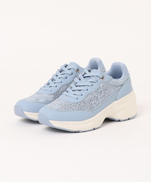 Hawkins(ホーキンス)の「HAWKINS ホーキンス FIONA 6.5 ヒールアップスニーカー HW20401 LT.BLUE(スニーカー・レディース・ブルー・8/7h/7/6h/6/5h)」の1枚目の写真
