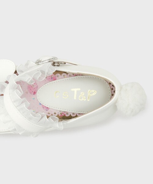 cs T&P(シーエスティーアンドピー)の「夢見るウサギパンプス(パンプス・レディース・ブラック/ブルー/ホワイト/ピンク系・S/M/L/LL)」の6枚目の写真