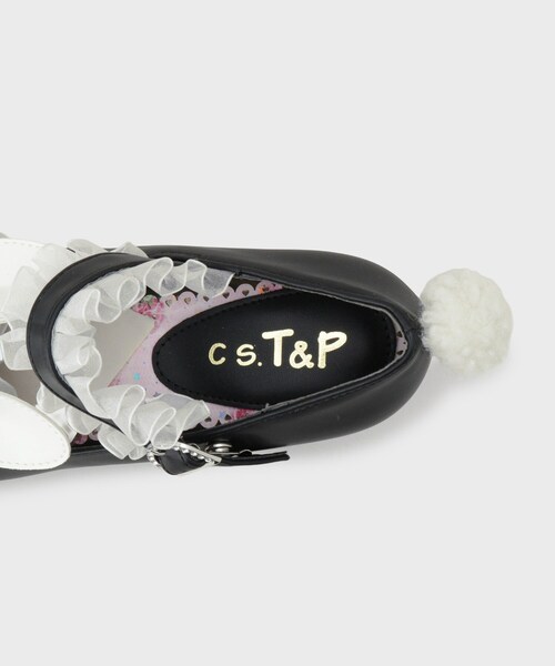 cs T&P(シーエスティーアンドピー)の「夢見るウサギパンプス(パンプス・レディース・ブラック/ブルー/ホワイト/ピンク系・S/M/L/LL)」の15枚目の写真