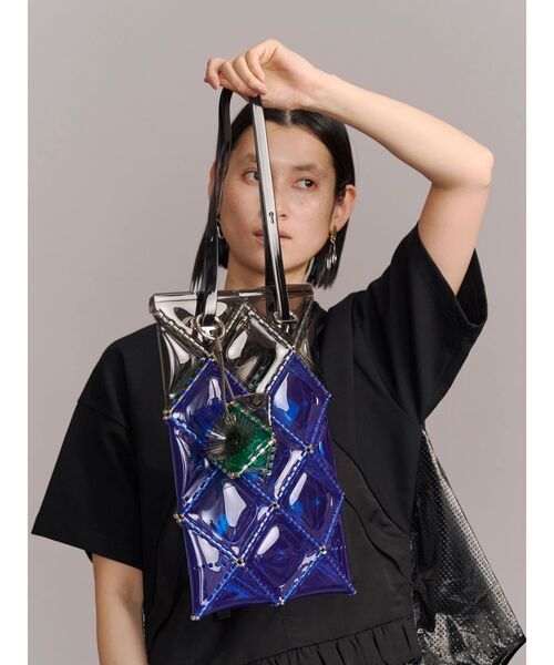 UN3D.(アンスリード)の「【52 BY HIKARUMATSUMURA×UN3D.】FLAT TOTE LONG(トートバッグ・レディース・ターコイズブルー/ブルー・FREE)」の10枚目の写真