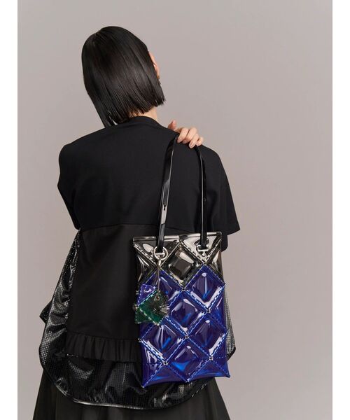 UN3D.(アンスリード)の「【52 BY HIKARUMATSUMURA×UN3D.】FLAT TOTE LONG(トートバッグ・レディース・ターコイズブルー/ブルー・FREE)」の12枚目の写真