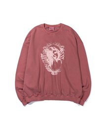 ANGEL PIGMENT CREWNECK RED