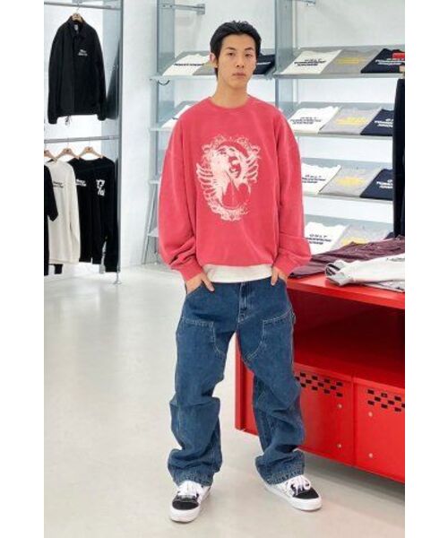 EXTRAORDINARY(エクストラオーディナリー)の「ANGEL PIGMENT CREWNECK RED(スウェット・メンズ・その他・LARGE/X-LARGE)」の5枚目の写真