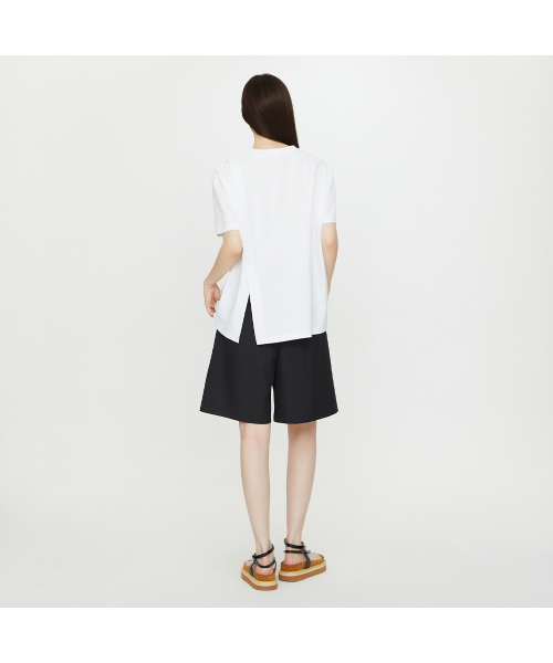 LAP（ラップ）の「タックワイドバermudaパンツ AS2WP460（その他パンツ・レディース・ブラック・SMALL/MEDIUM）」の5枚目の写真