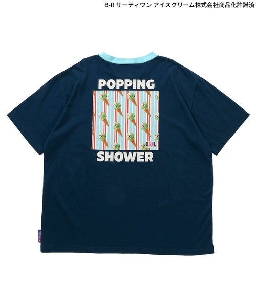apres les cours（アプレレクール）の「【リンク】サーティワン Tシャツ(大人)（Tシャツ/カットソー・レディース・レインボー/ネイビー/ベージュ・MEDIUM）」の21枚目の写真