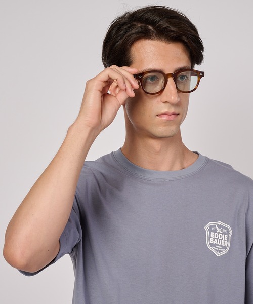 Eddie Bauer(エディーバウアー)の「エンブレムロゴ プリントTシャツ(Tシャツ/カットソー・メンズ・ホワイト/ブラック/ブルー/イエロー・XL/L/M/XXL/S)」の11枚目の写真