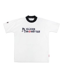 GREED MONSTER（グリードモンスター）の「【GREED MONSTER/グリードモンスター】GREED MONSTER マルチパターンバック総柄半袖モックネック（Tシャツ/カットソー）」