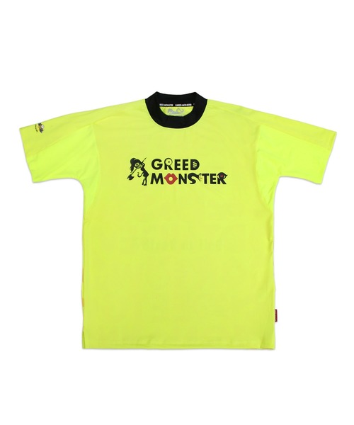 GREED MONSTER(グリードモンスター)の「【GREED MONSTER/グリードモンスター】GREED MONSTER マルチパターンバック総柄半袖モックネック(Tシャツ/カットソー・メンズ・ホワイト/イエロー・X-LARGE/LARGE/MEDIUM)」の1枚目の写真