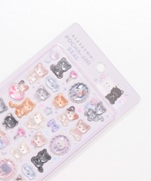 ALWAYS GOOD TIME（オルウェイズグッドタイム）の「【ぽちゃアニ】ＰＯＣＨＡーＡＮＩぷくぷくシール/ぷっくりデコシールセット（まんまるうさくま・まんまるネコ・シュナウザー・ワンワン・にゃんにゃん・クローバーパンダ）（ステッカー/テープ）」