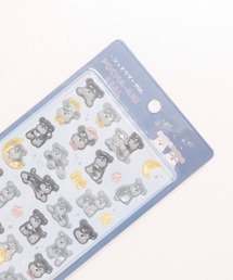 ALWAYS GOOD TIME（オルウェイズグッドタイム）の「【ぽちゃアニ】ＰＯＣＨＡーＡＮＩぷくぷくシール/ぷっくりデコシールセット（まんまるうさくま・まんまるネコ・シュナウザー・ワンワン・にゃんにゃん・クローバーパンダ）（ステッカー/テープ）」