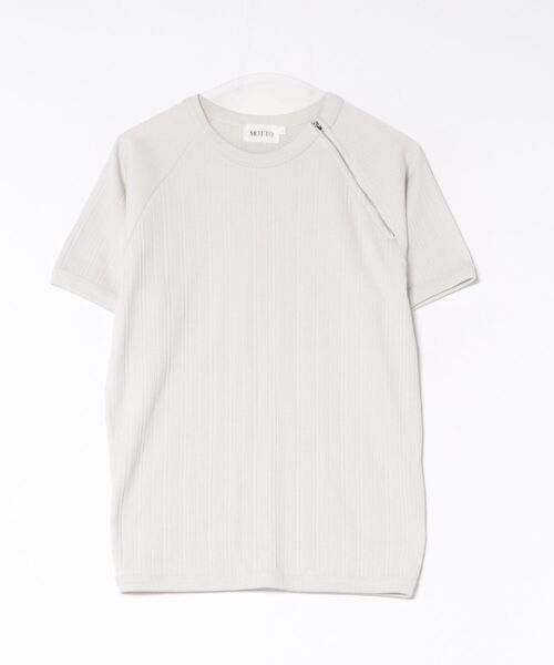 ダイチュウ 新品MEN'STENORASダブルジップ 半袖カットソー 2点 Chikashitsu +】side half zip t-shirt (4color) / 【チカシツプラス