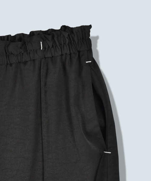 OMMO（オーエムエムオー）の「SATIN STRAIGHT PT（その他パンツ・レディース・ブラック/ブラウン/オフホワイト・36/38）」の5枚目の写真