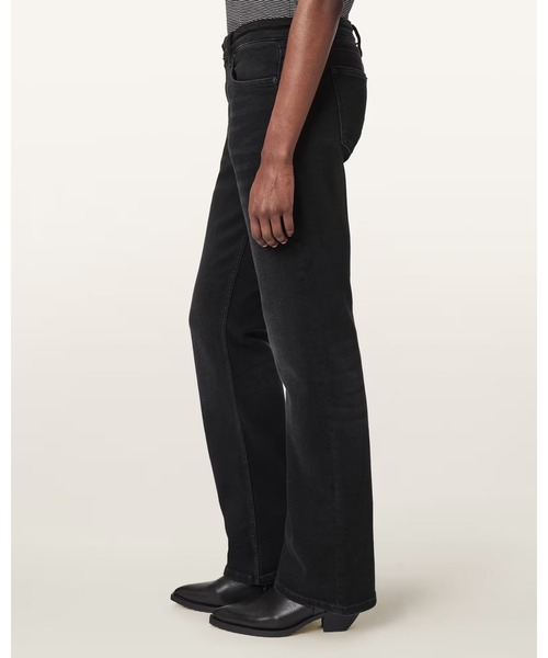 ALLSAINTS(オールセインツ)の「HALDAN SLIM BOOTCUT DENIM JEANS | HALDAN スリム ブーツカット デニム ジーンズ(デニムパンツ・レディース・ブラック・25/32/28/32/27/32/26/32)」の8枚目の写真