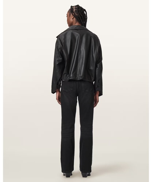 ALLSAINTS(オールセインツ)の「HALDAN SLIM BOOTCUT DENIM JEANS | HALDAN スリム ブーツカット デニム ジーンズ(デニムパンツ・レディース・ブラック・25/32/28/32/27/32/26/32)」の4枚目の写真