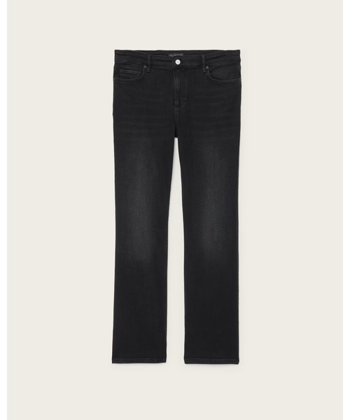 ALLSAINTS(オールセインツ)の「HALDAN SLIM BOOTCUT DENIM JEANS | HALDAN スリム ブーツカット デニム ジーンズ(デニムパンツ・レディース・ブラック・25/32/28/32/27/32/26/32)」の5枚目の写真
