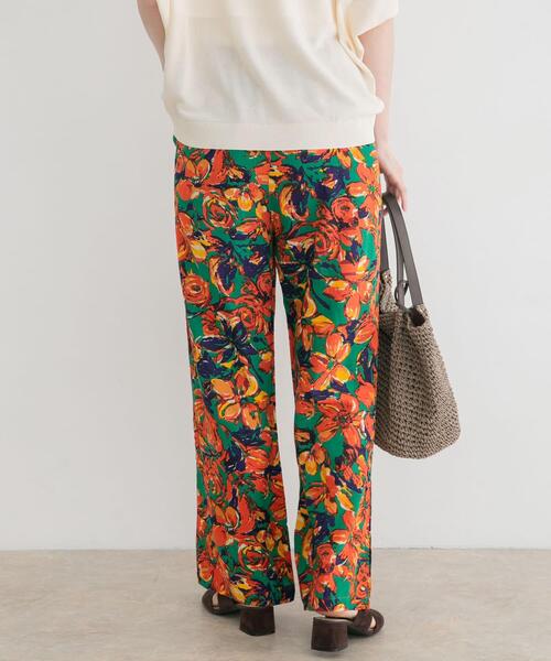 ITEMS URBANRESEARCH(アイテムズ アーバンリサーチ)の「プリントイージーパンツ(その他パンツ・レディース・グレー/オレンジ/グリーン/オフホワイト/ブラウン・FREE)」の16枚目の写真