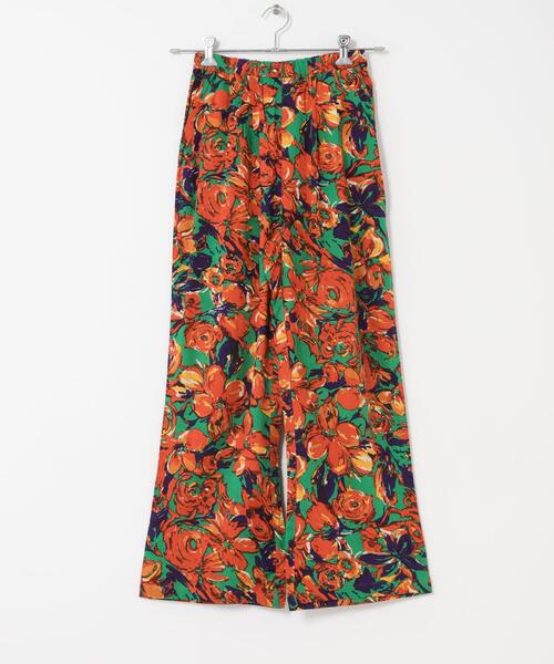 ITEMS URBANRESEARCH(アイテムズ アーバンリサーチ)の「プリントイージーパンツ(その他パンツ・レディース・グレー/オレンジ/グリーン/オフホワイト/ブラウン・FREE)」の19枚目の写真