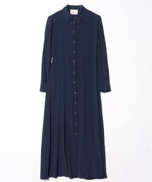 セール/ブランド古着】momoni｜モモニのシャツワンピース（無地）古着 