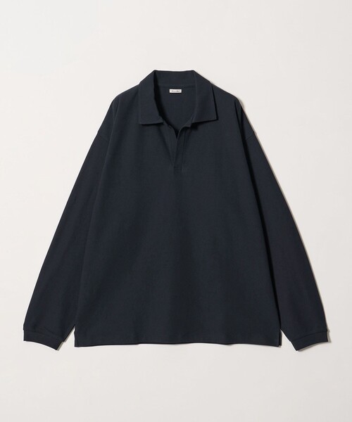 Steven Alan(スティーブンアラン)の「<Steven Alan> カノコ スキッパー(ポロシャツ・メンズ・ネイビー/ナチュラル・S/L/M/XL)」の2枚目の写真