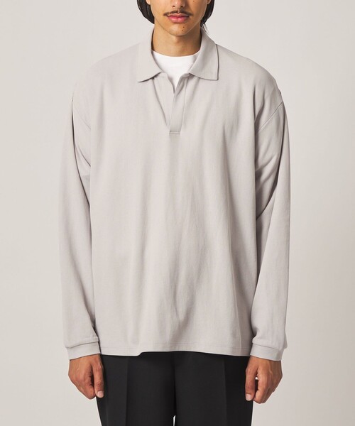 Steven Alan(スティーブンアラン)の「<Steven Alan> カノコ スキッパー(ポロシャツ・メンズ・ネイビー/ナチュラル・S/L/M/XL)」の3枚目の写真